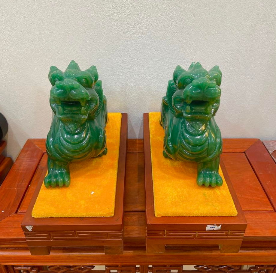 Tượng Tỳ Hưu Phong Thủy Thạch Anh Xanh 3.png